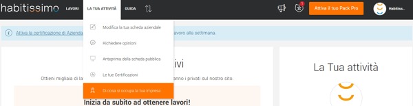 4 impostazioni base del tuo account Habitissimo